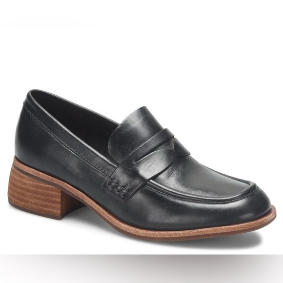 Keegan KORK-EASE Women's Carlisle Leather Loafer Black 8.5 Brand new Keegan KORK - Picture 1 of 8